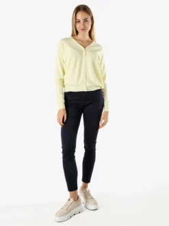 Max & Liu Pantaloni donna push-up - blu scuro