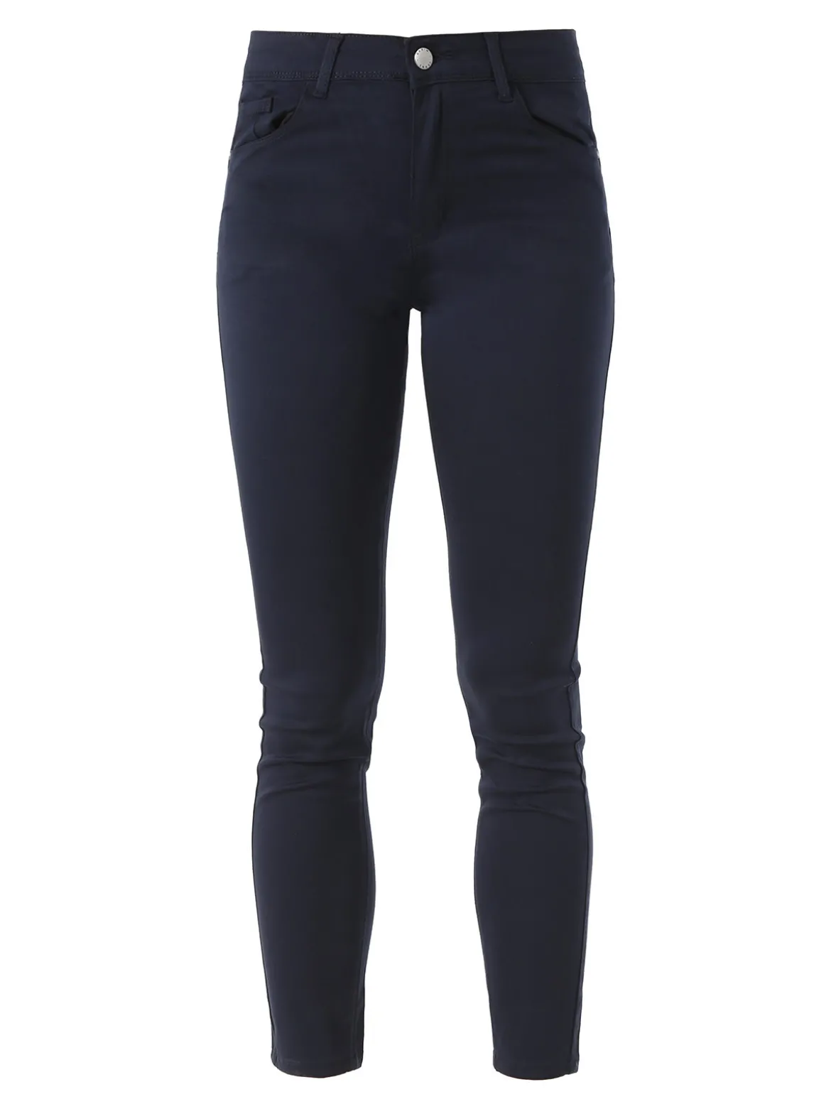 Max & Liu Pantaloni donna push-up - blu scuro