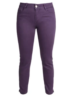 Max & Liu Pantaloni donna regular fit con dettagli strass