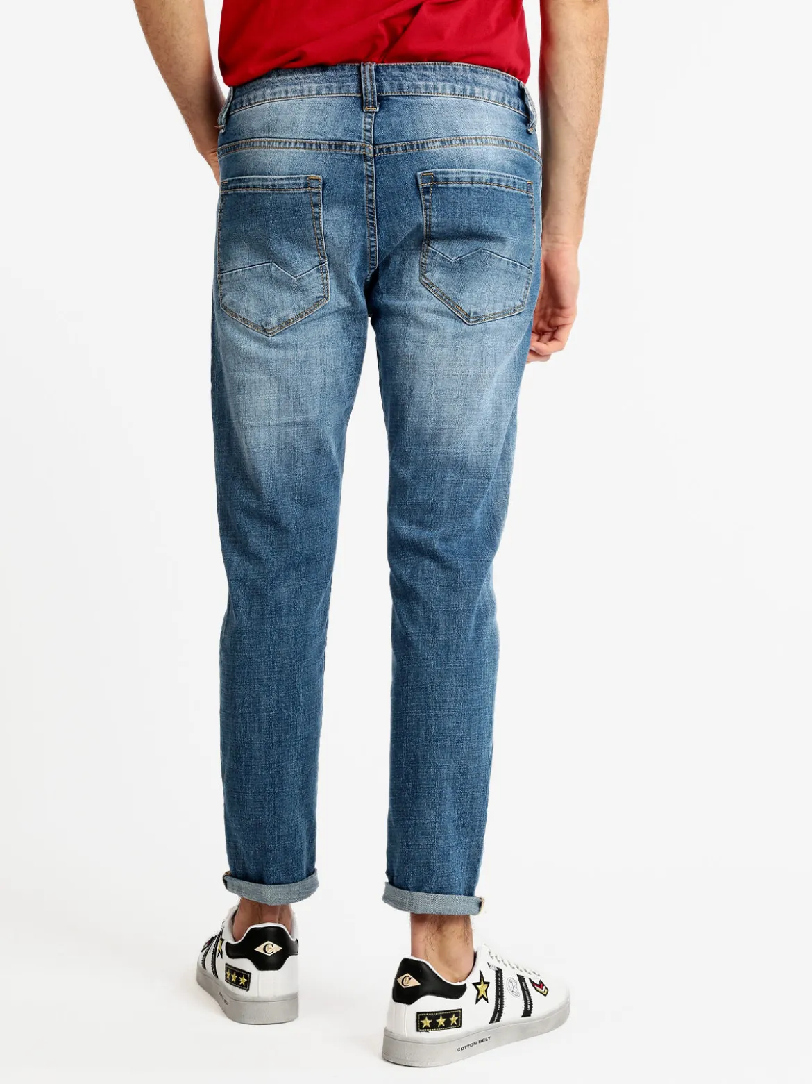 Max Tre Jeans con strappi da uomo