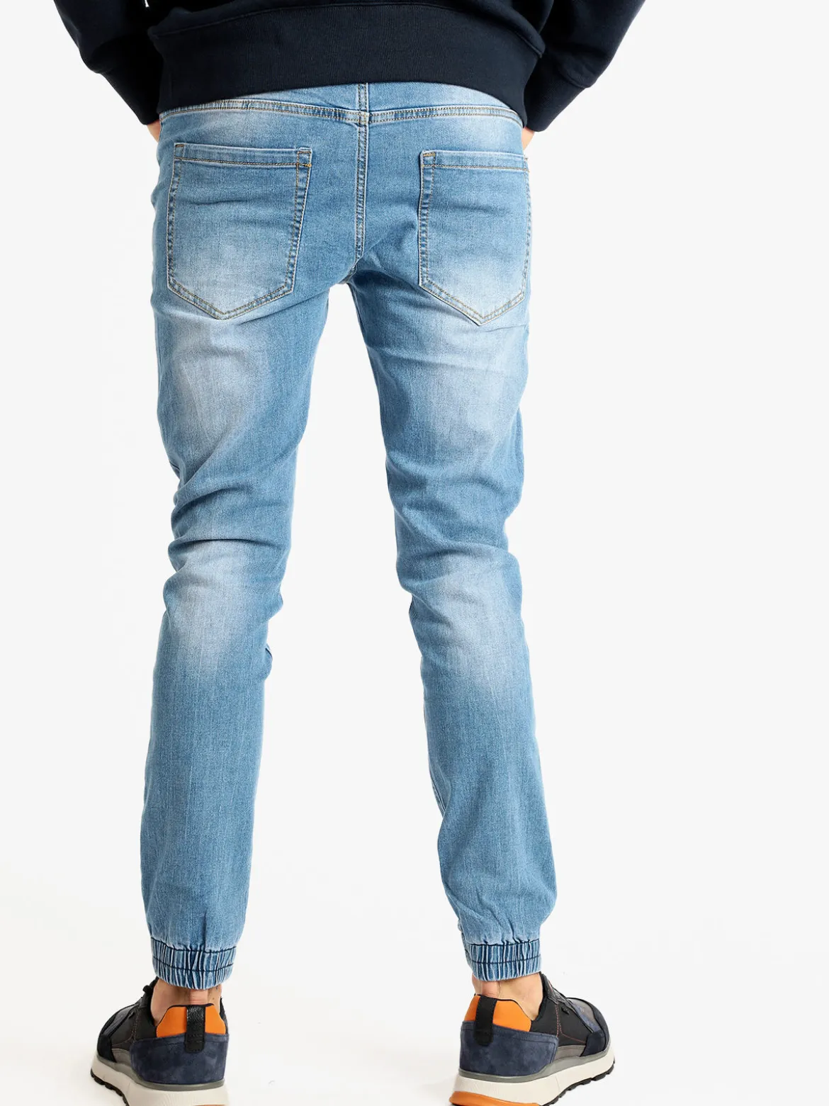 Max Tre Jeans da uomo con elastico
