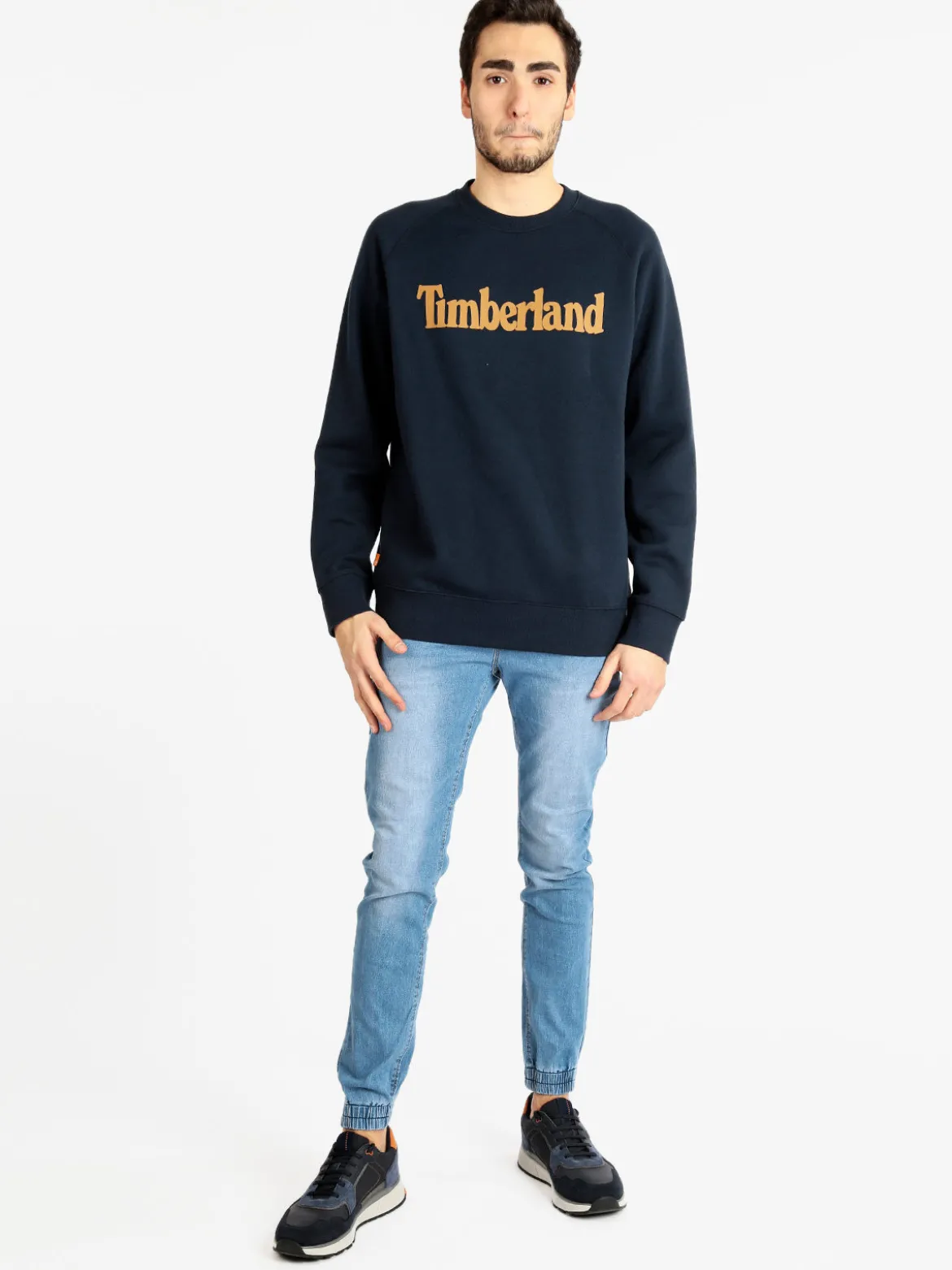 Max Tre Jeans da uomo con elastico