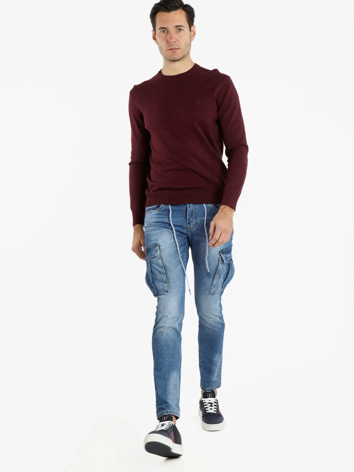 Max Tre Jeans da uomo slim fit con tasconi