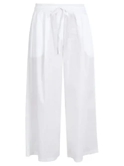 Maya Pantaloni donna a gamba larga in cotone