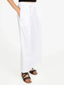 Maya Pantaloni donna a gamba larga in cotone