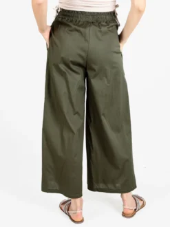 Maya Pantaloni donna a gamba larga in cotone