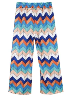 Mec Girl Pantaloni da bambina a gamba larga