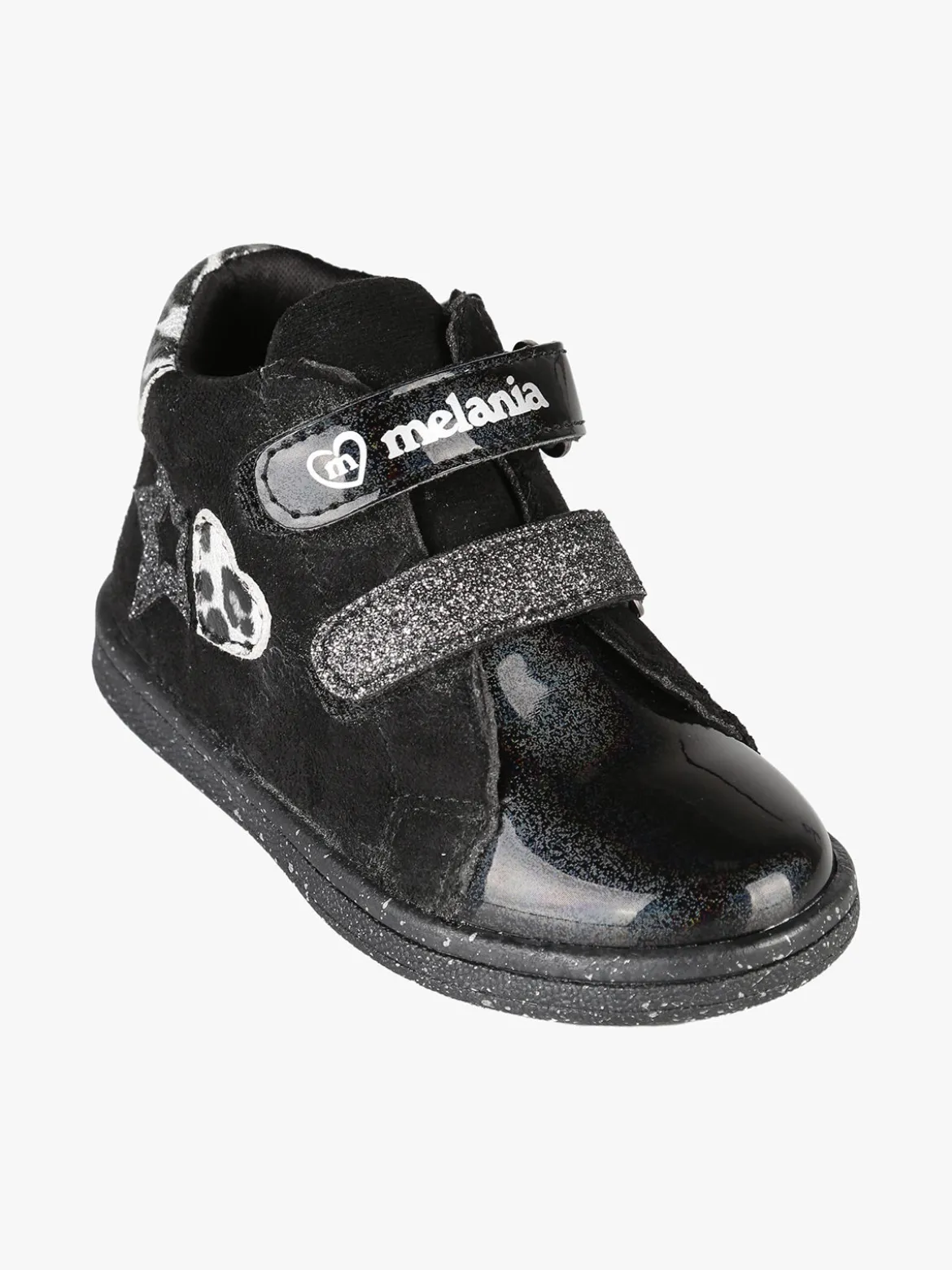 Melania Scarpe da bambina con cinturini a strappo e zip