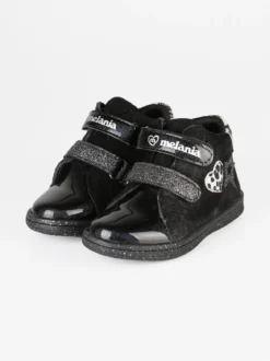 Melania Scarpe da bambina con cinturini a strappo e zip