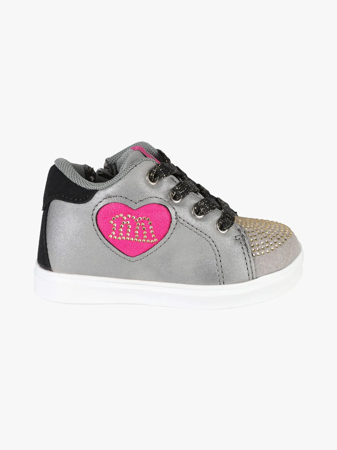 Melania Sneakers alte da bambina con cerniera e zip