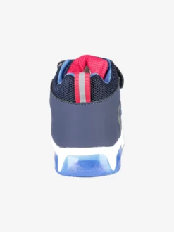 Melania Sneakers alte da bambino con luci e cinturino a strappo