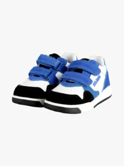 Melania Sneakers bicolor da bambino con strappi