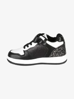 Melania Sneakers da bambina bicolore con cinturino a strappo