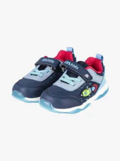 Melania Sneakers da bambino con luci e cintuino a strappo