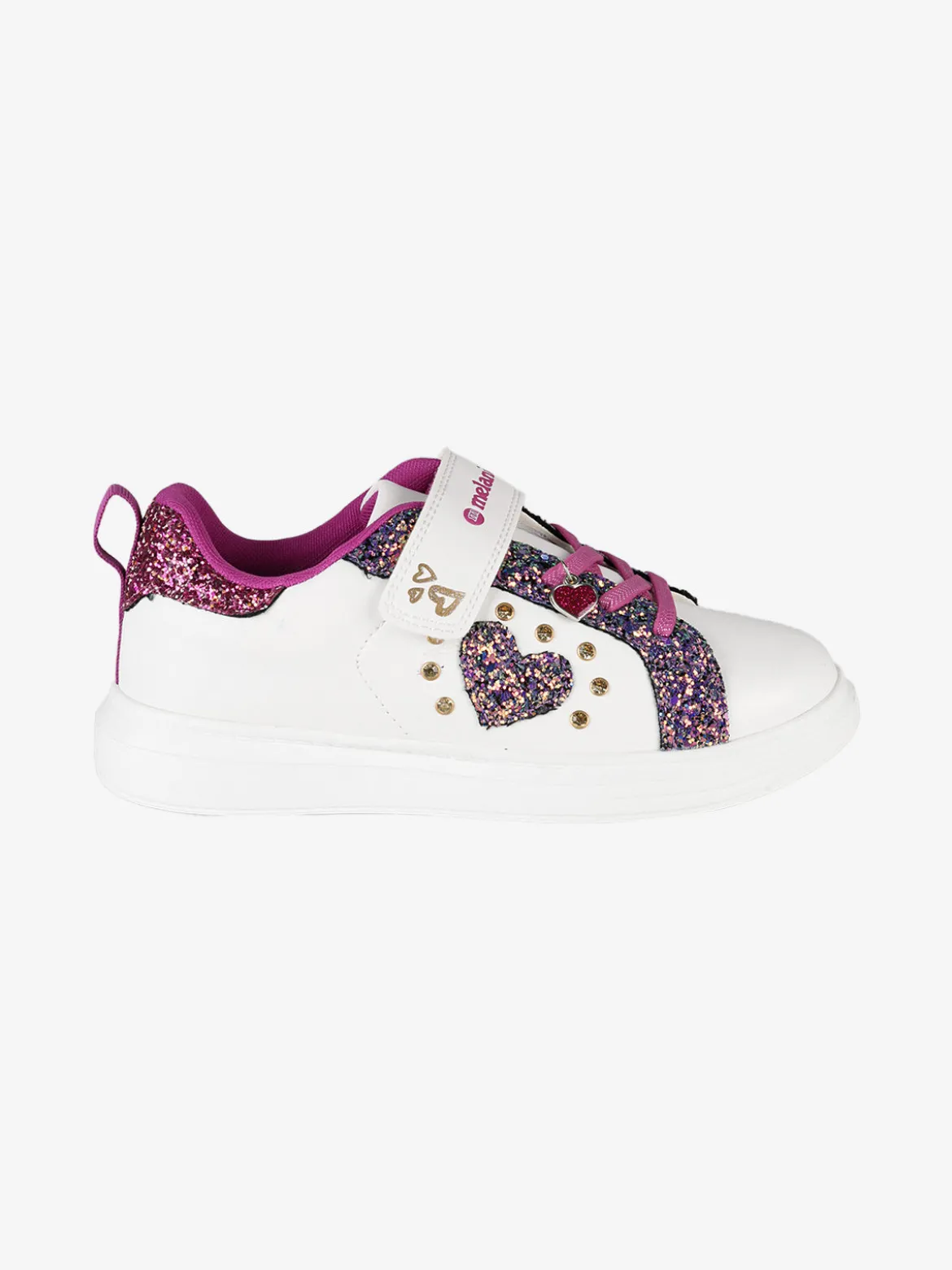 Melania Sneakers da ragazza con cinturino a strappo