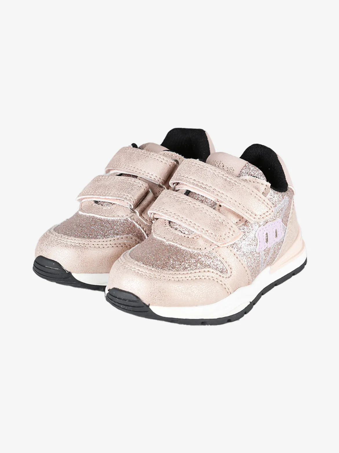 Melania Sneakers glitter da bambina con strappi