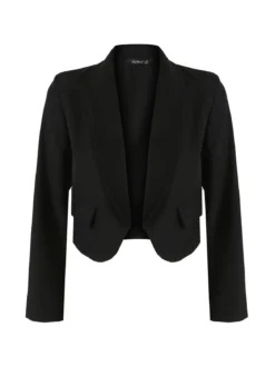 Melitea Blazer corto da donna elegante - nero