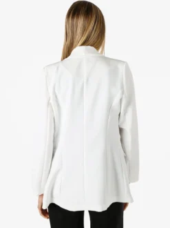 Melitea Blazer donna aperto - bianco