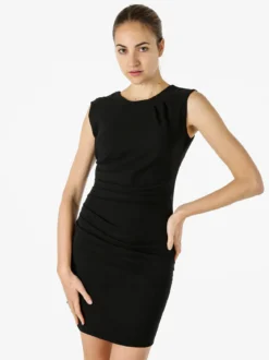 Melitea Vestito smanicato da donna a tubino - nero