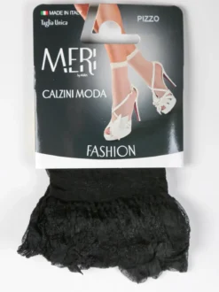Meri Calzine moda con pizzo