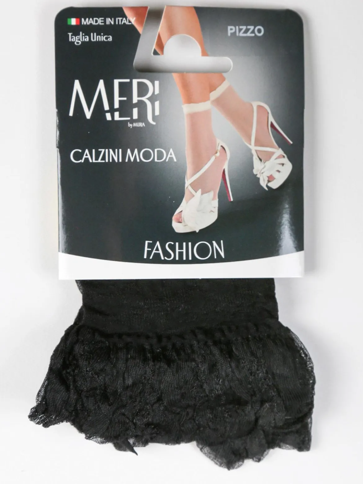 Meri Calzine moda con pizzo