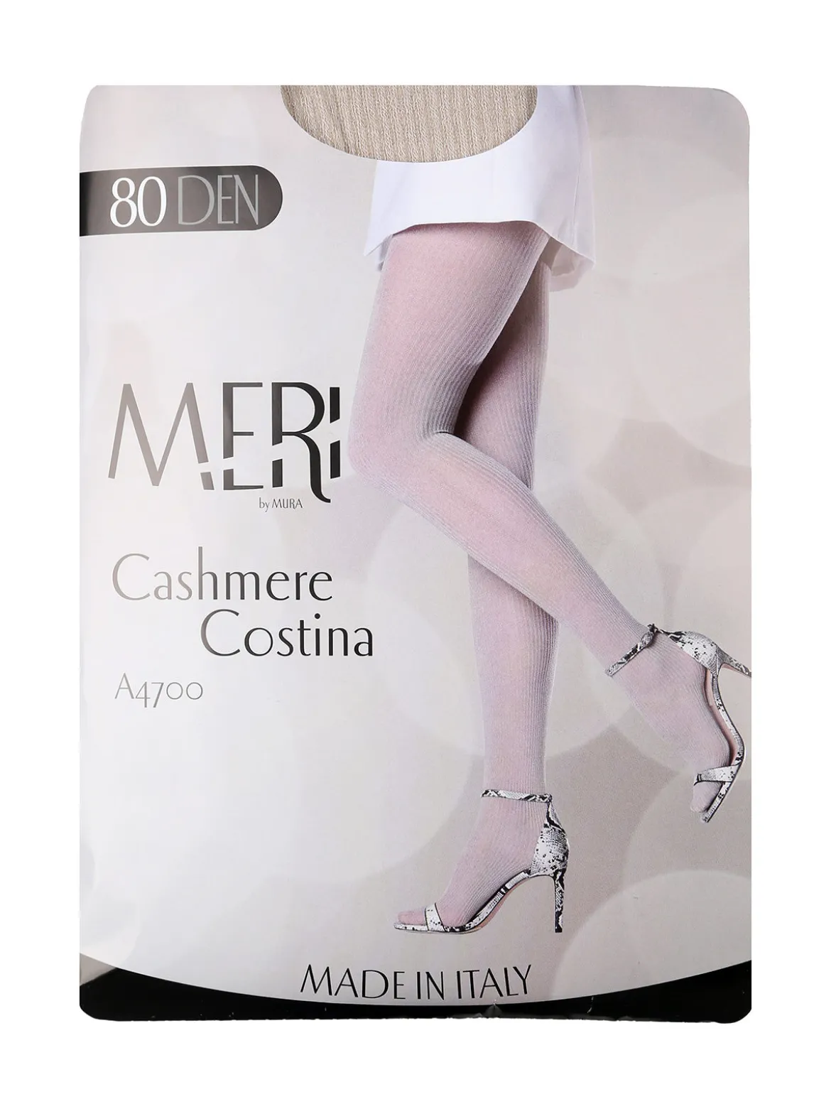 Meri Collant Cashmere a costina 80 denari