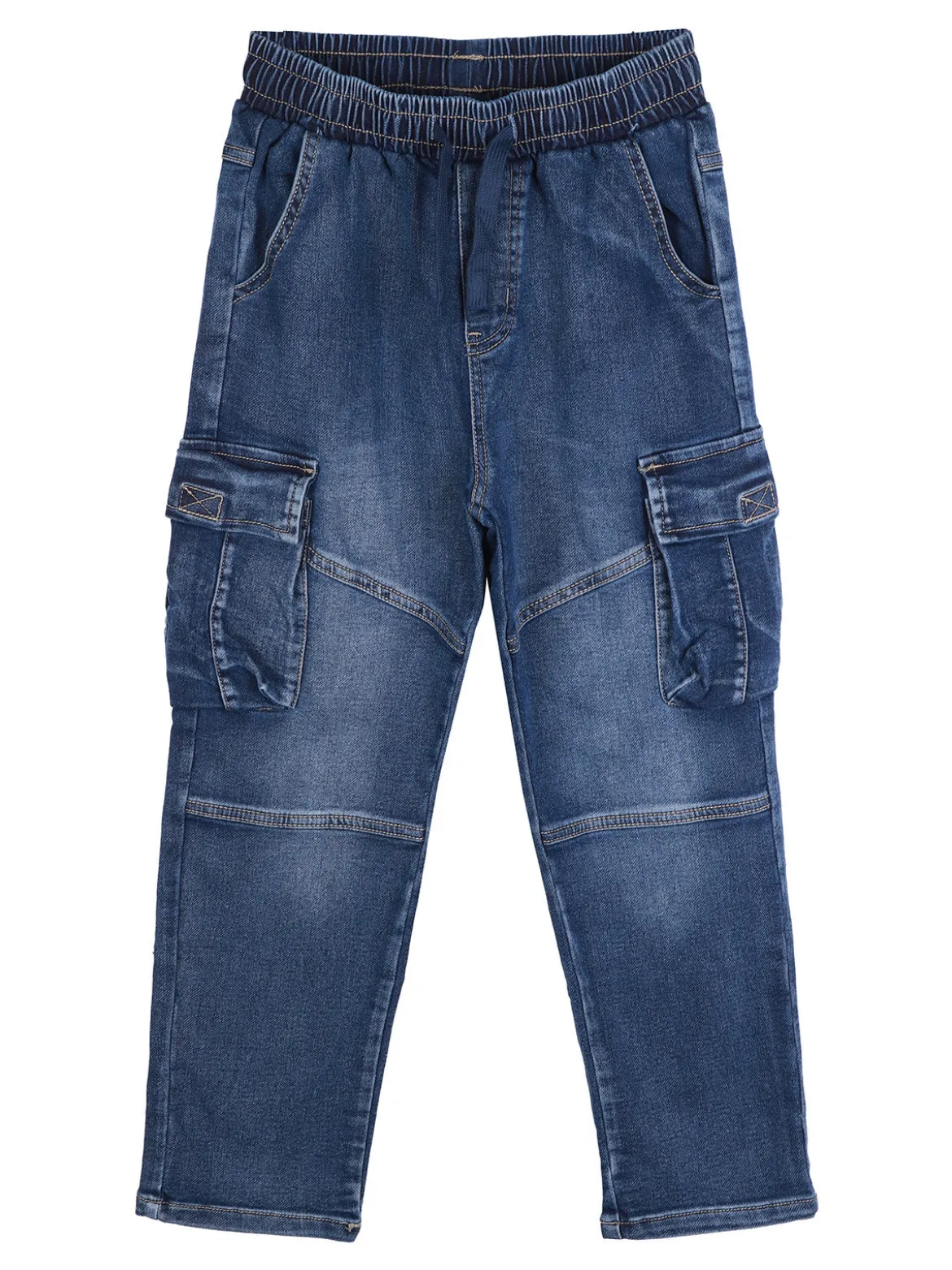 Mg Jeans da bambino con tasconi laterali e coulisse in vita