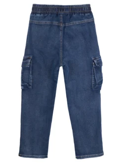 Mg Jeans da bambino con tasconi laterali e coulisse in vita