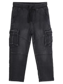 Mg Jeans da bambino con tasconi laterali e coulisse in vita