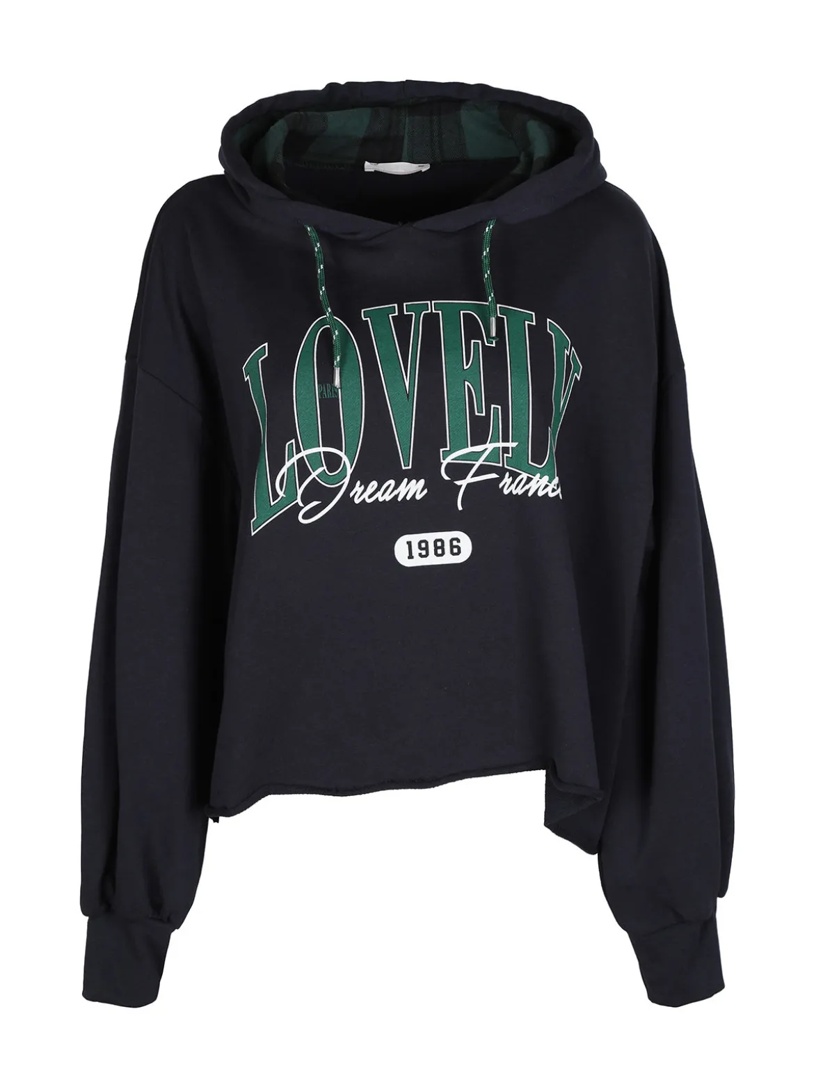 Miho'S Felpa donna oversize con cappuccio