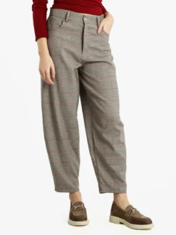 Miho'S Pantaloni a fantasia da donna gamba larga