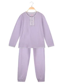 Milk And Honey Pigiama serafino in cotone