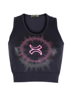 Millennium Top sportivo donna con stampa