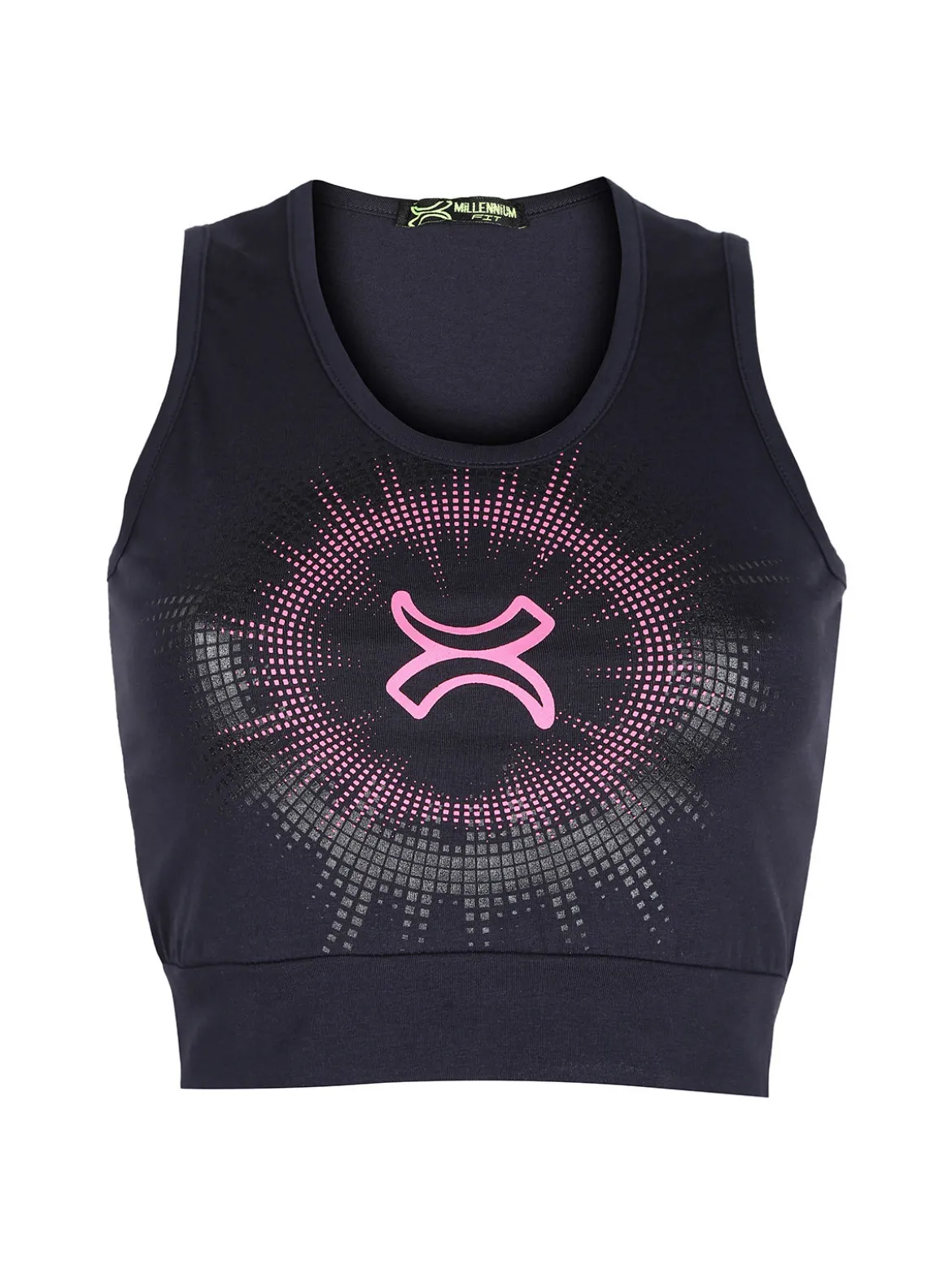 Millennium Top sportivo donna con stampa