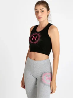 Millennium Top sportivo donna con stampa