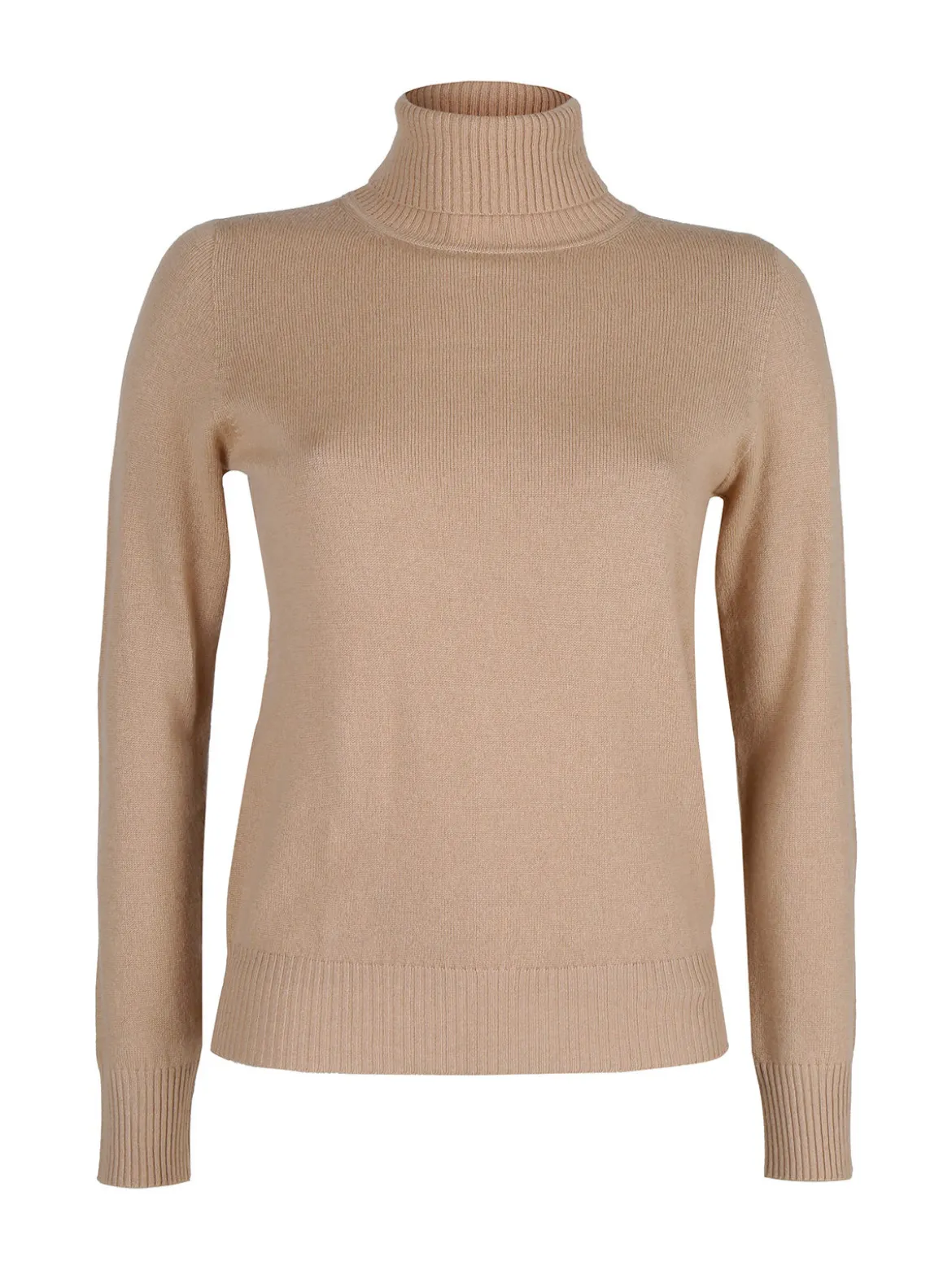 Mimoii Maglione dolcevita da donna in misto lana e cashemere