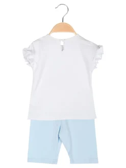 Miss Bellina Completo corto da neonata con t-shirt e leggings corti