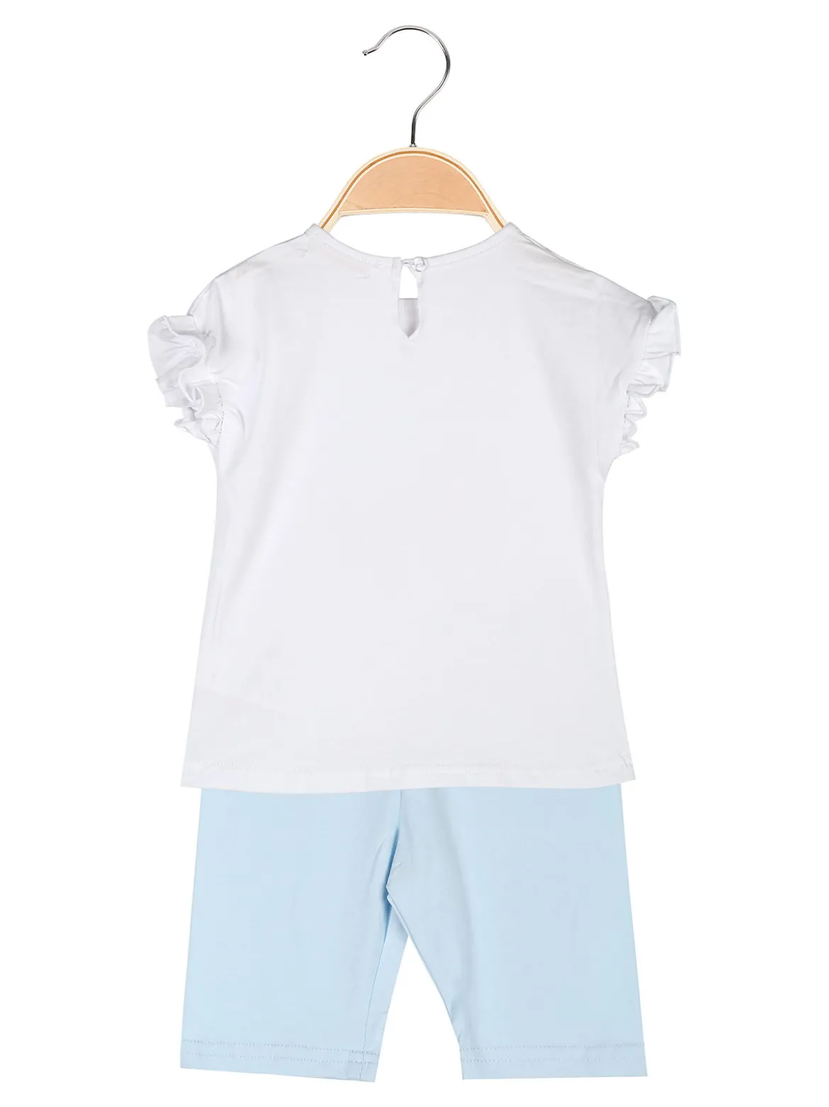 Miss Bellina Completo corto da neonata con t-shirt e leggings corti