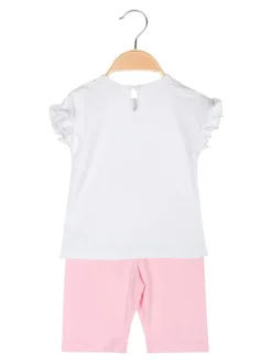Miss Bellina Completo corto da neonata con t-shirt e leggings corti