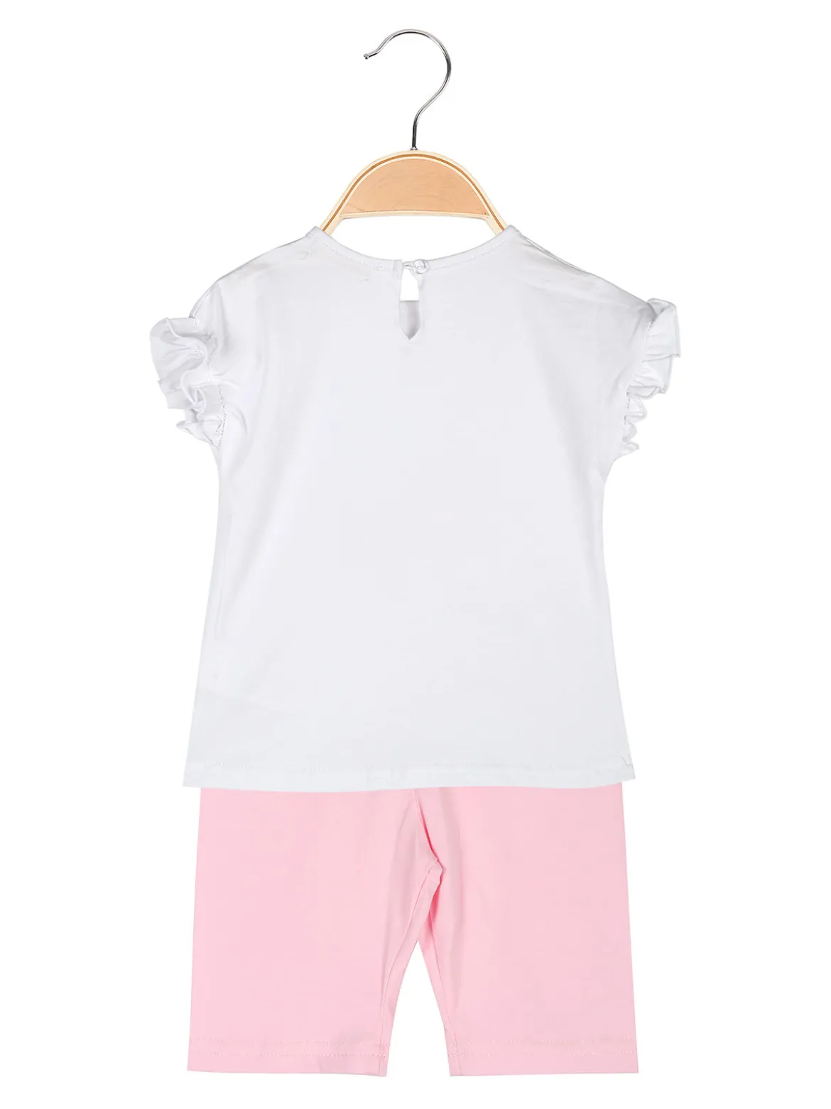 Miss Bellina Completo corto da neonata con t-shirt e leggings corti