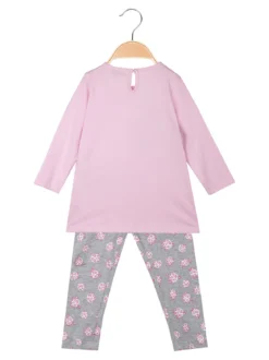 Miss Bellina Completo da neonata 2 pezzi con dettagli strass