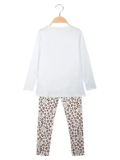 Miss Bellina Completo 2 pezzi da bambina con maglietta e leggings