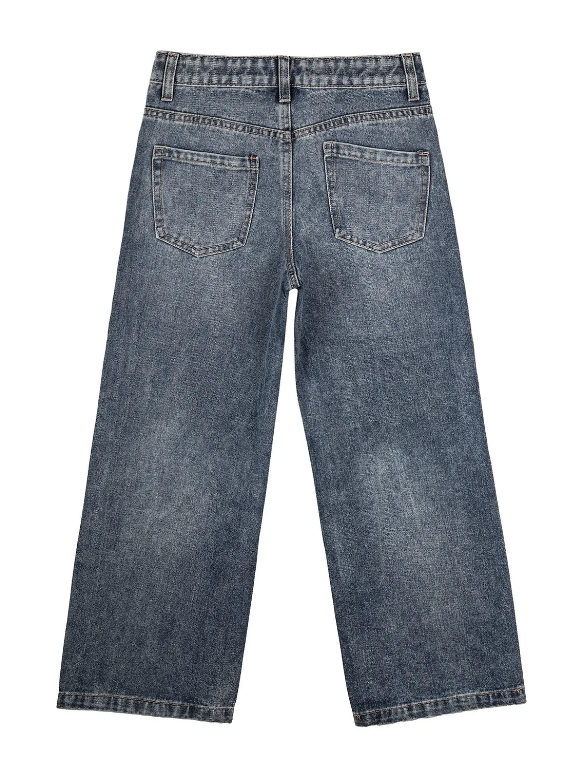 Miss Brum Jeans da ragazza a gamba larga con strass - jeans