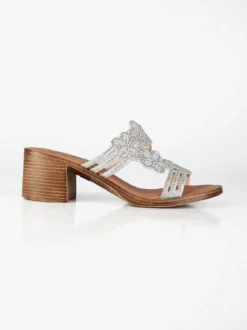 Miss Desiree Ciabatte donna con tacco e strass