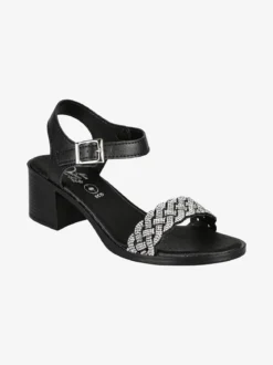 Miss Desiree Sandali da donna con strass e tacco largo