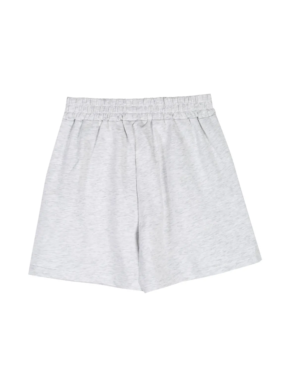 Miss Image Completo corto da ragazza con top a costine e shorts - bianco