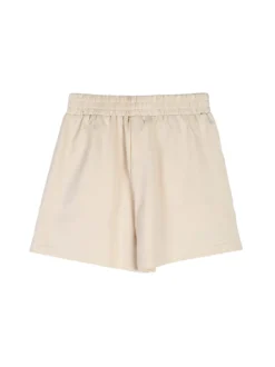 Miss Image Completo corto da ragazza con top a costine e shorts - beige
