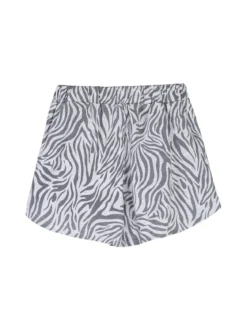 Miss Image Completo corto da ragazza in cotone con top e shorts - bianco