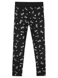 Miss Image Leggings da bambina con scritte