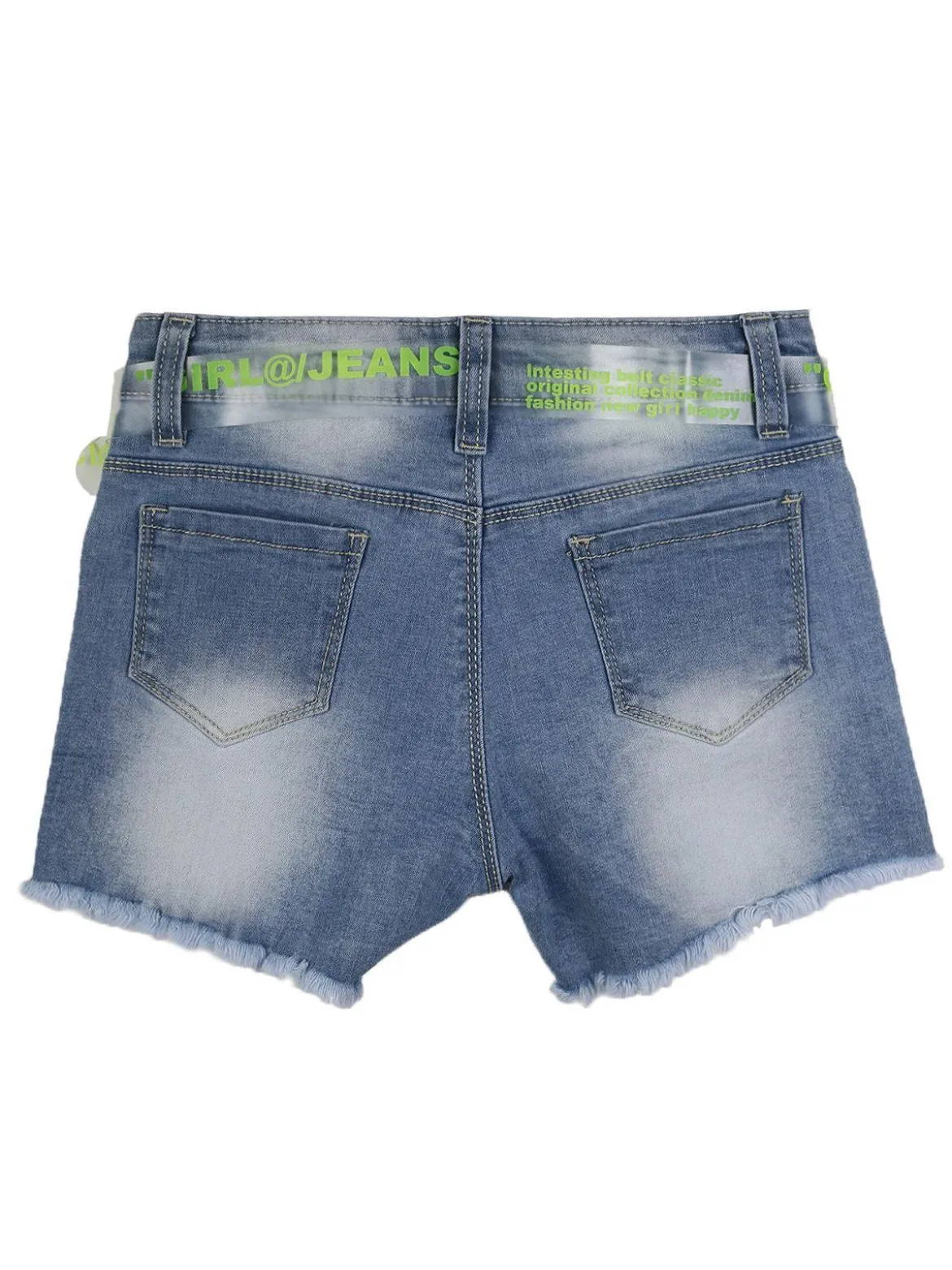 Miss Image Shorts in jeans sfrangiati
